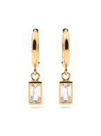 BAGUETTE CRYSTAL EARRINGS