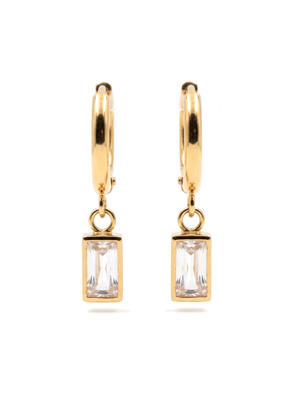 BAGUETTE CRYSTAL EARRINGS