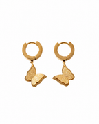 BUTTERFLY HUGGIE EARRINGS X