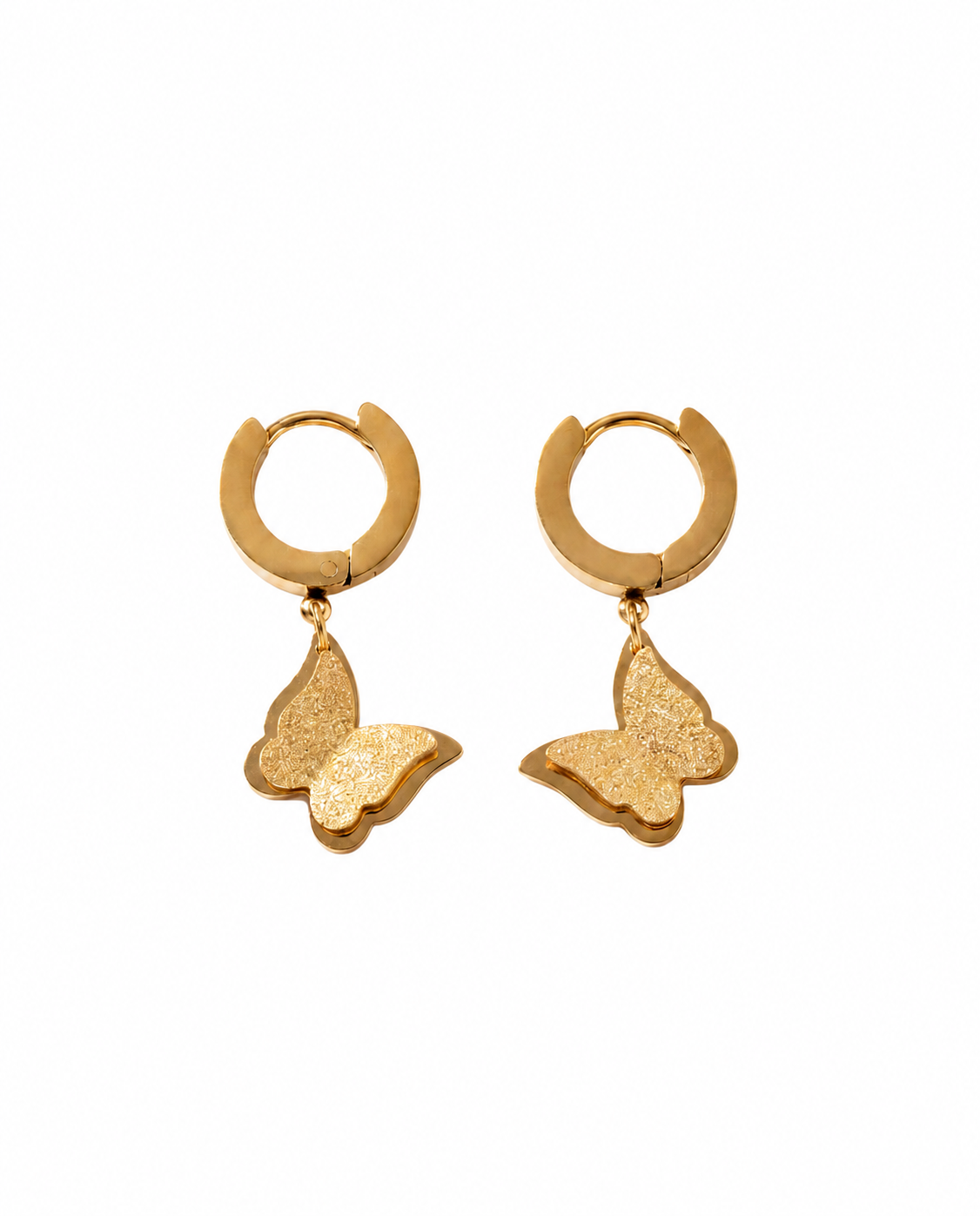BUTTERFLY HUGGIE EARRINGS X