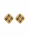 BASKET WEAVE EARRINGS X