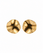 HAMMERED DISC EARRINGS X