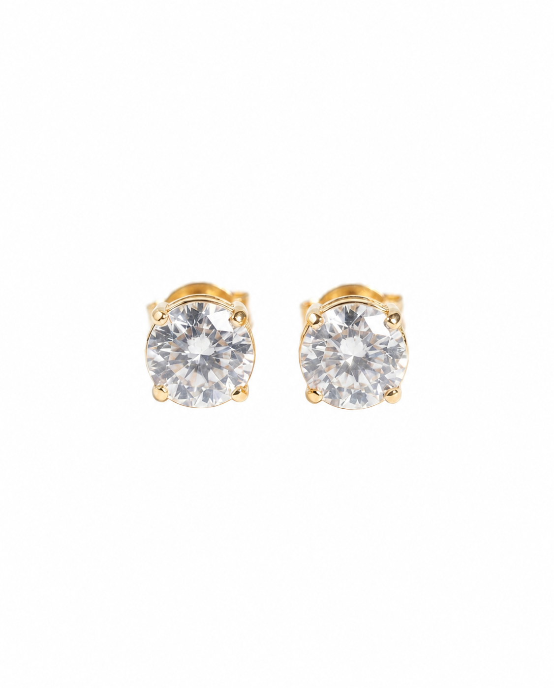 ROUND CRYSTAL STUDS X