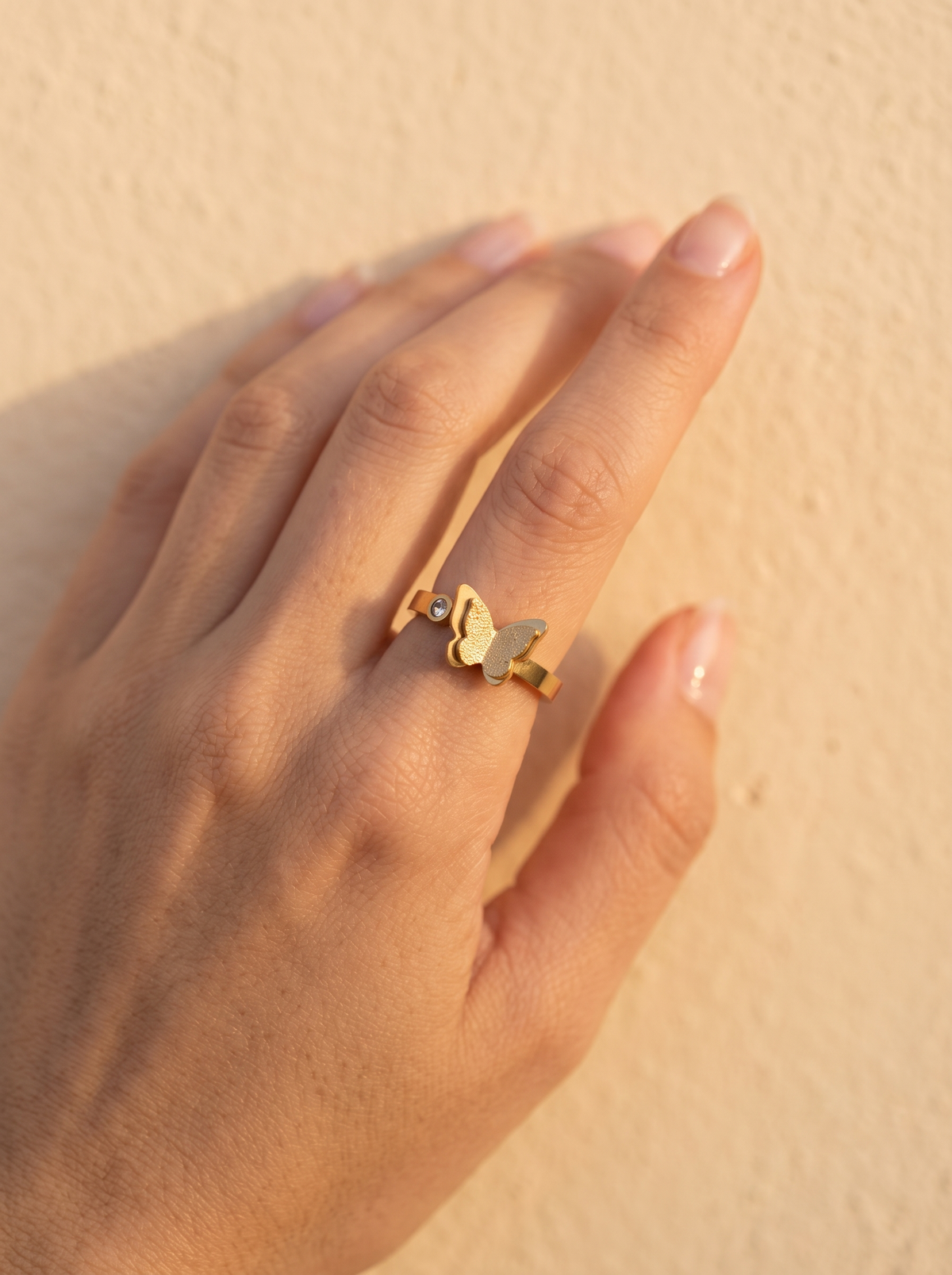 BUTTERFLY RING størrelse problem